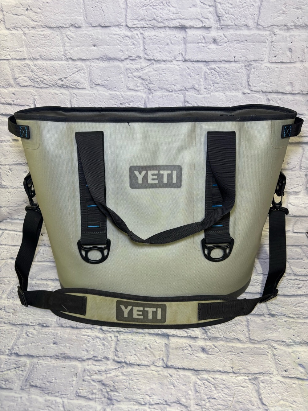 YETI Hopper 30 Cooler Field Tan Olive Soft Side Bag Parts Only Needs Zipper